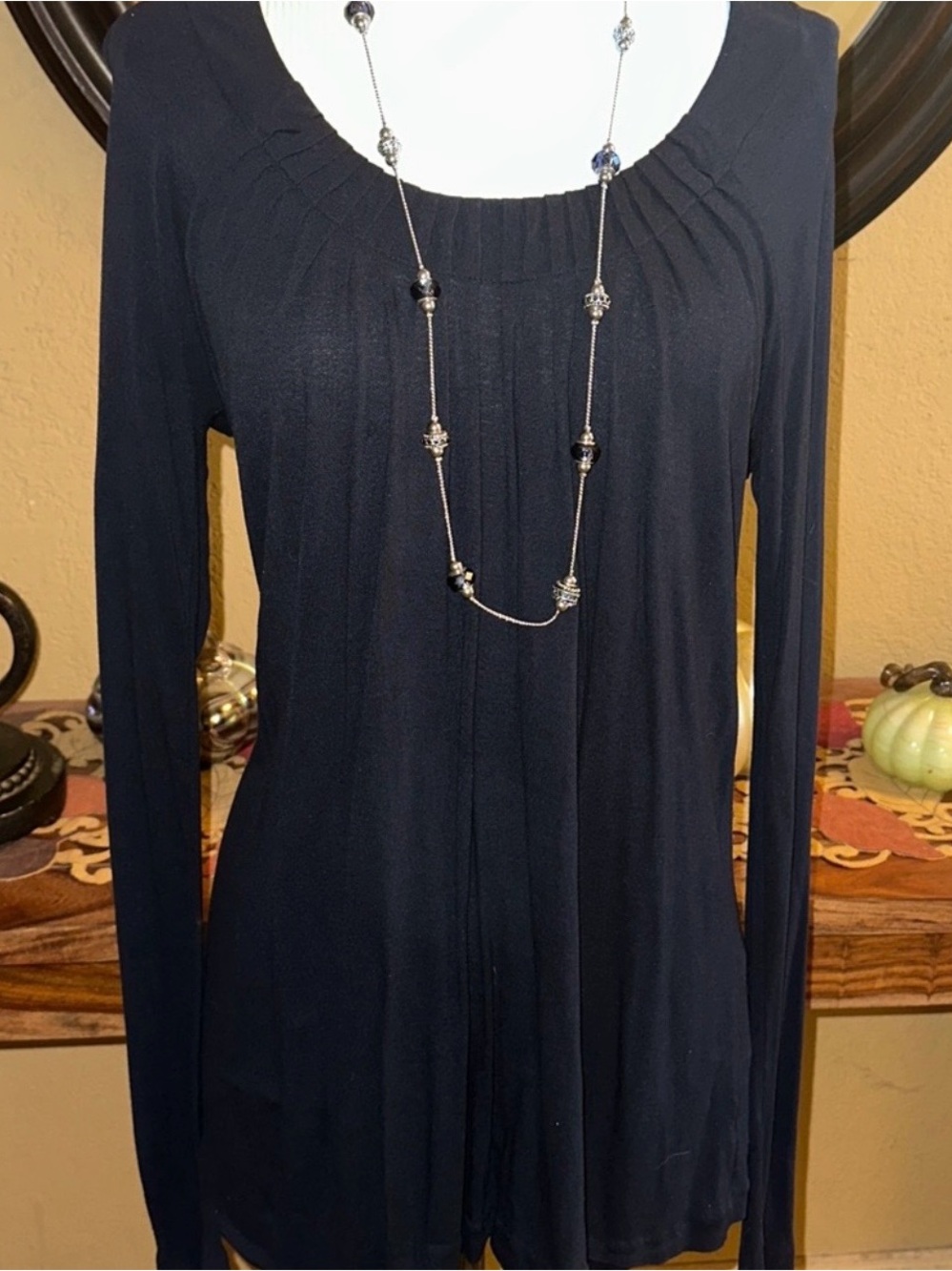 Banana Republic Classic Dark Navy Blue Top